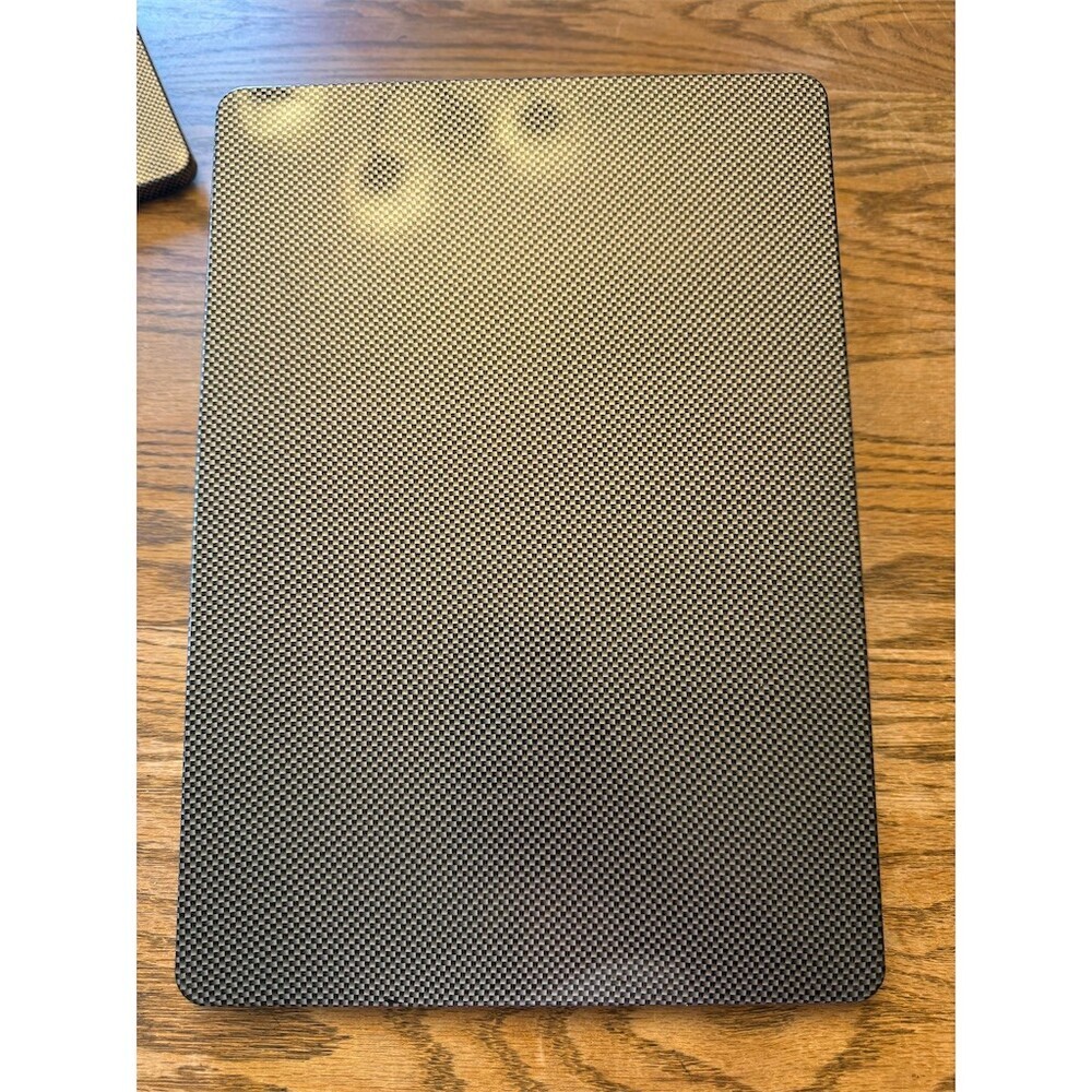 Thomas Payne RV Swivel Tray Table Black Gray 17x10